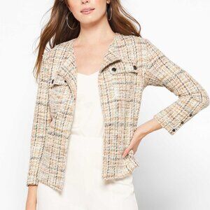 NIC+ZOE Femme Plaid Jacket Sz S
